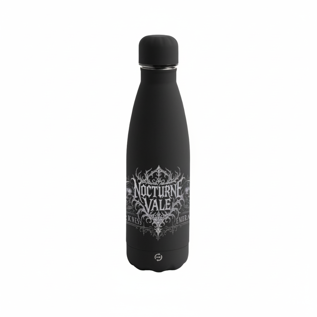 Nocturne Vale · Isolierflasche - Schwarz