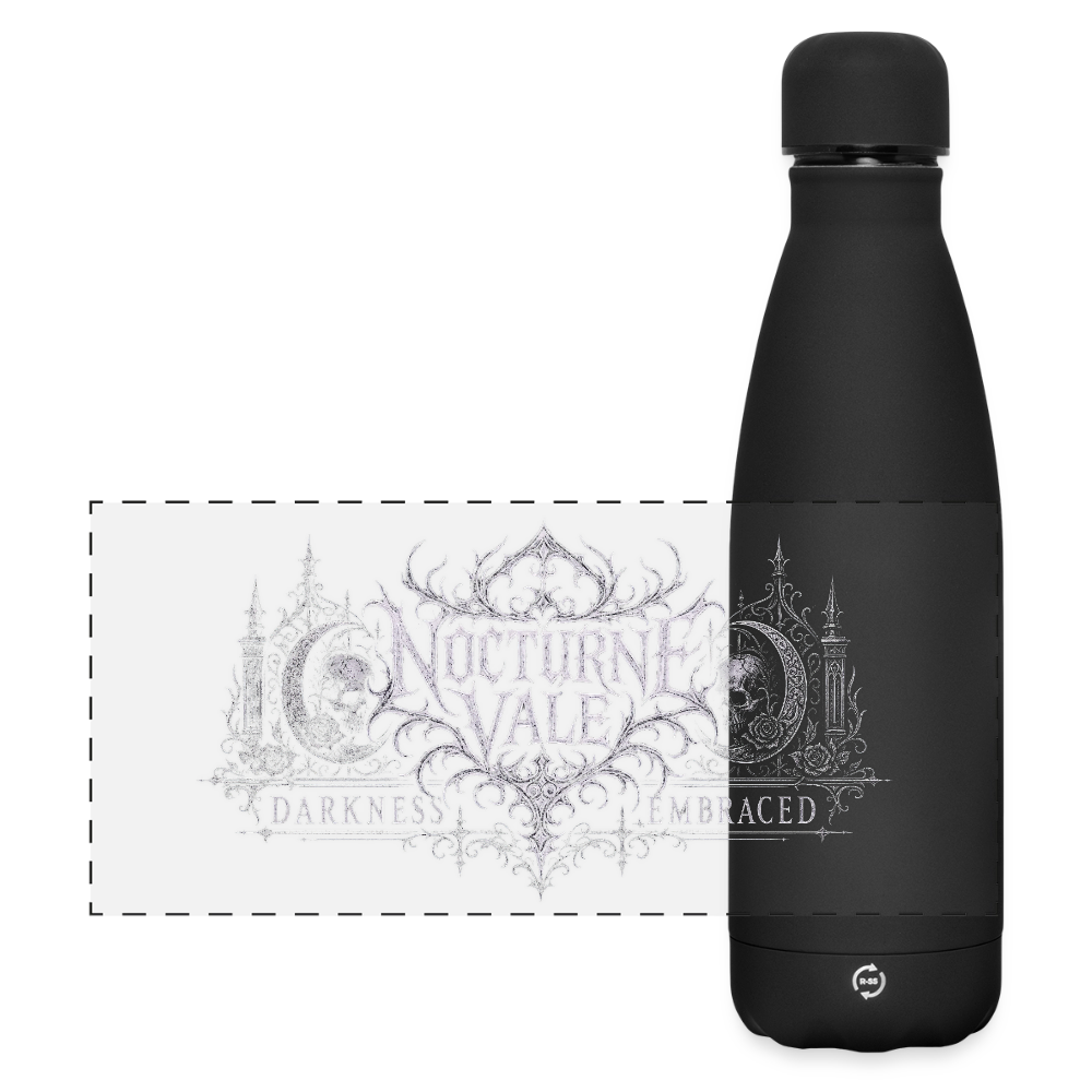 Nocturne Vale · Isolierflasche - Schwarz