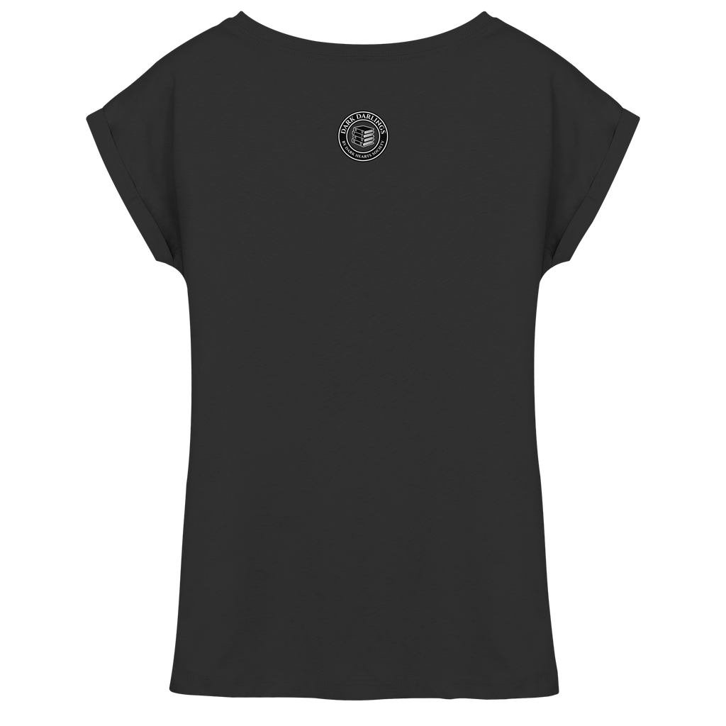 Dark Hearts Society · Dark Darlings · Juna - Extended Shoulder T-Shirt - Dark Romance Merch & Bookish Geschenke - Dark Hearts Society