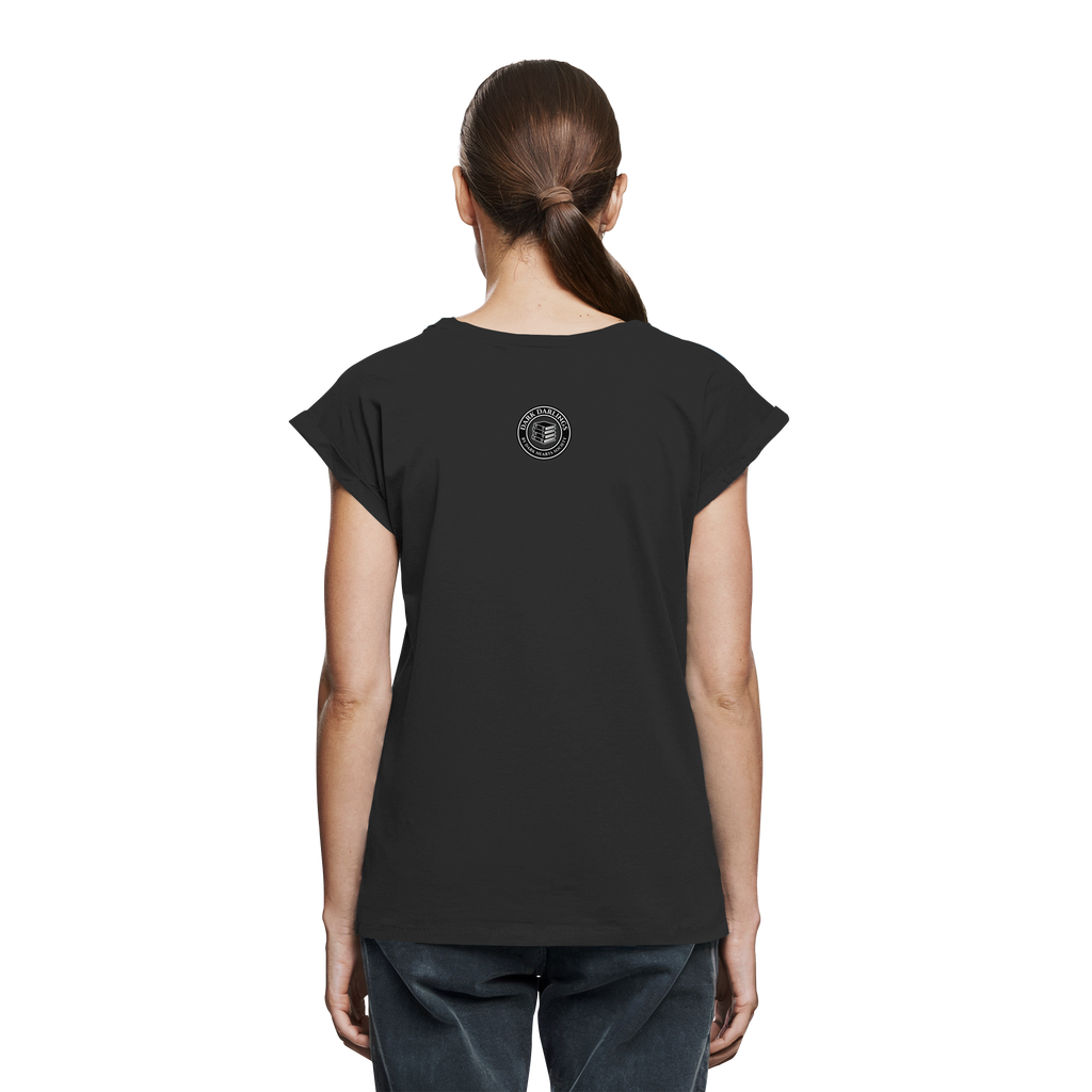 Dark Hearts Society · Dark Darlings · Juna - Extended Shoulder T-Shirt - Dark Romance Merch & Bookish Geschenke - Dark Hearts Society