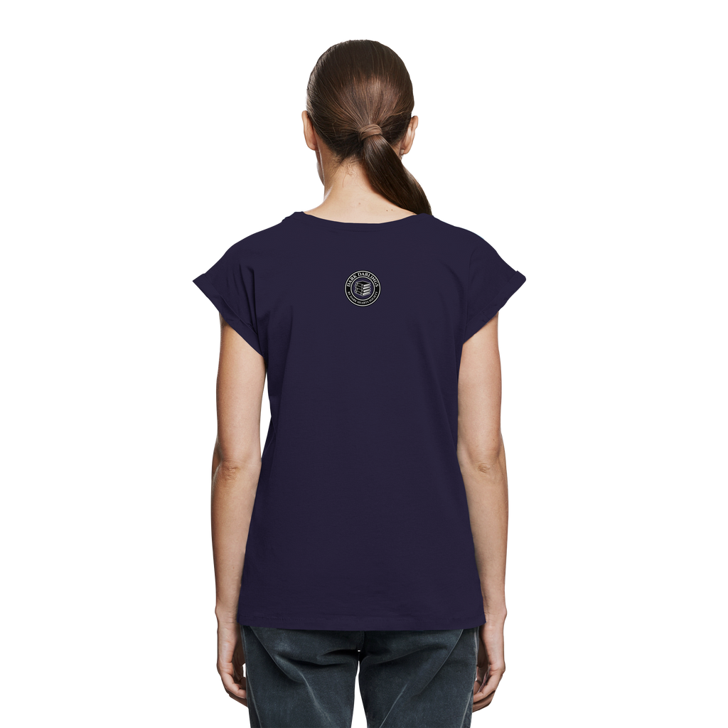 Dark Hearts Society · Dark Darlings · Katha - Extended Shoulder T-Shirt - Dark Romance Merch & Bookish Geschenke - Dark Hearts Society