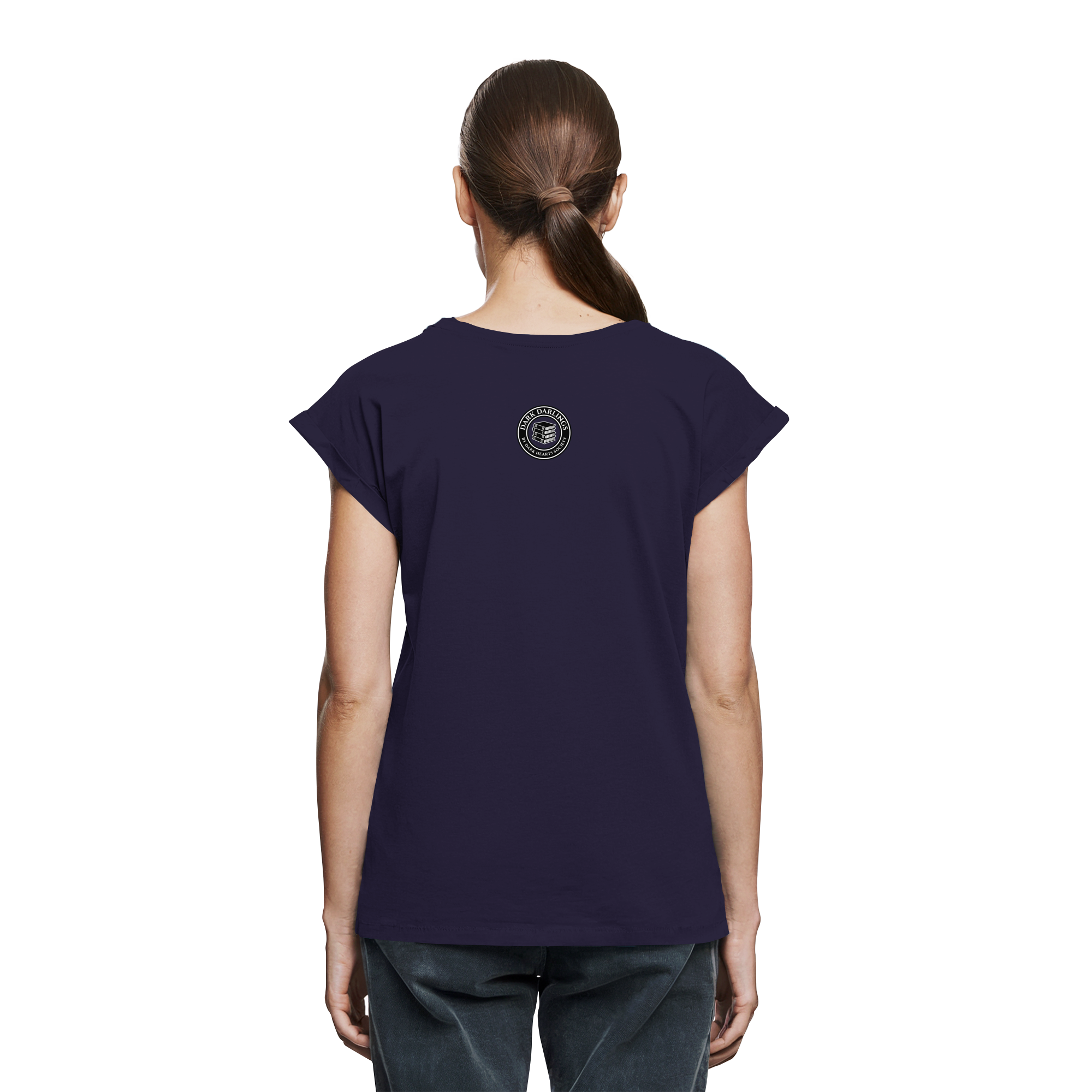 Dark Hearts Society · Dark Darlings · Luna - Extended Shoulder T-Shirt - Dark Romance Merch & Bookish Geschenke - Dark Hearts Society