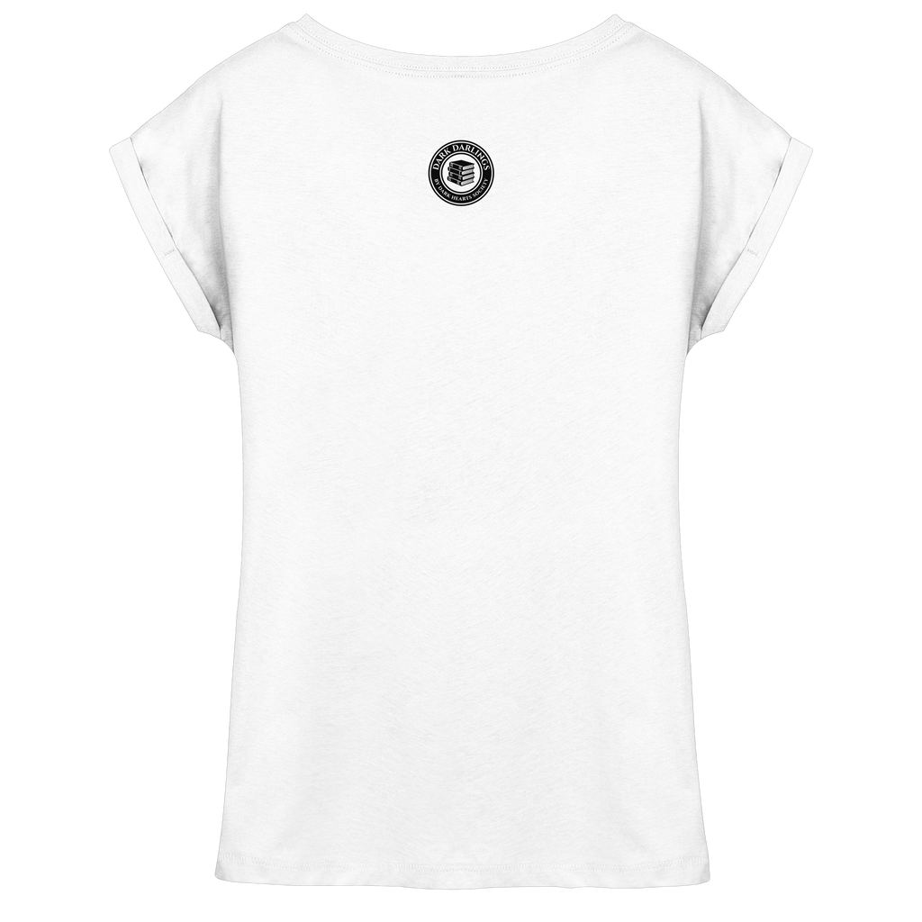 Dark Hearts Society · Dark Darlings · Katha - Extended Shoulder T-Shirt - Dark Romance Merch & Bookish Geschenke - Dark Hearts Society