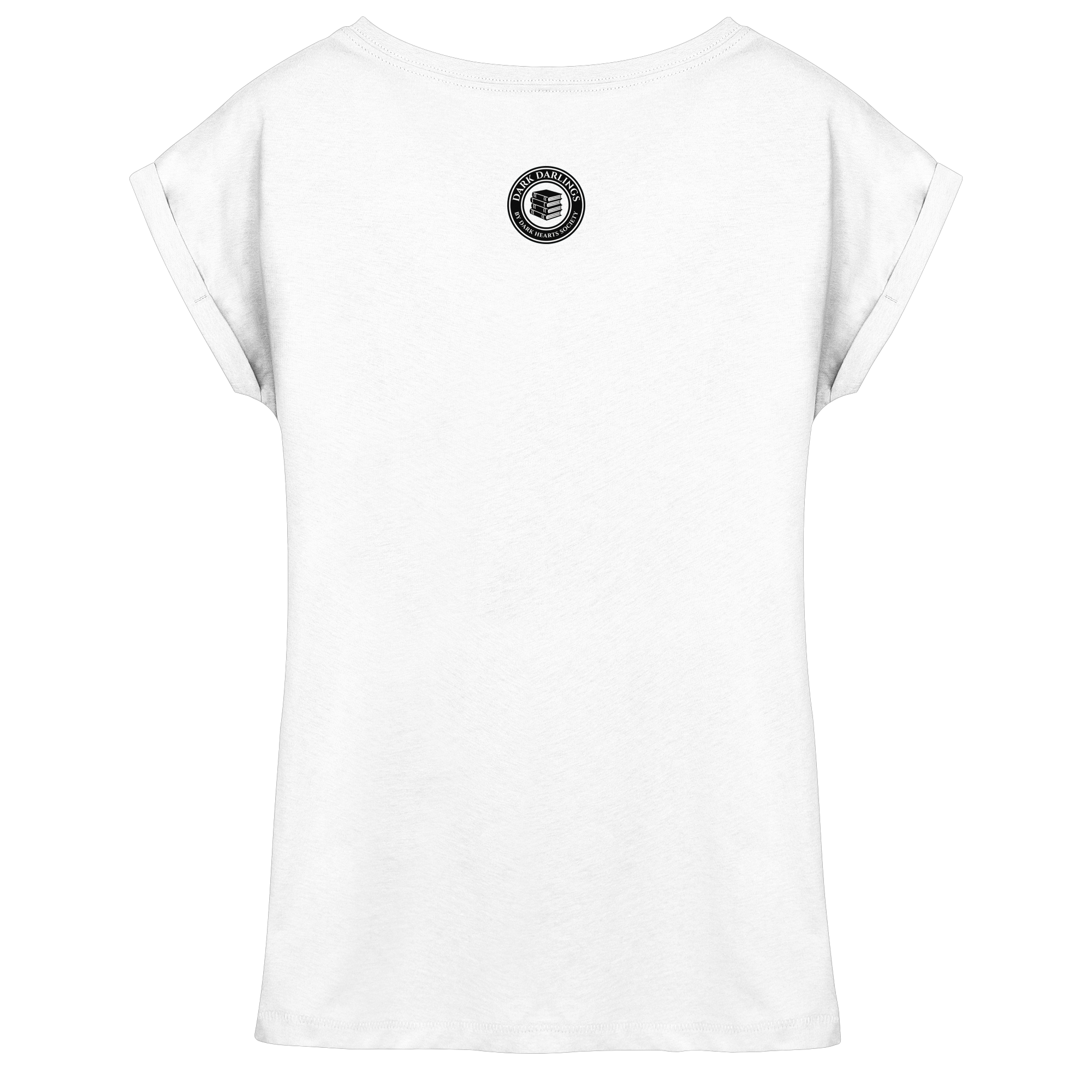 Dark Hearts Society · Dark Darlings · Katha - Extended Shoulder T-Shirt - Dark Romance Merch & Bookish Geschenke - Dark Hearts Society