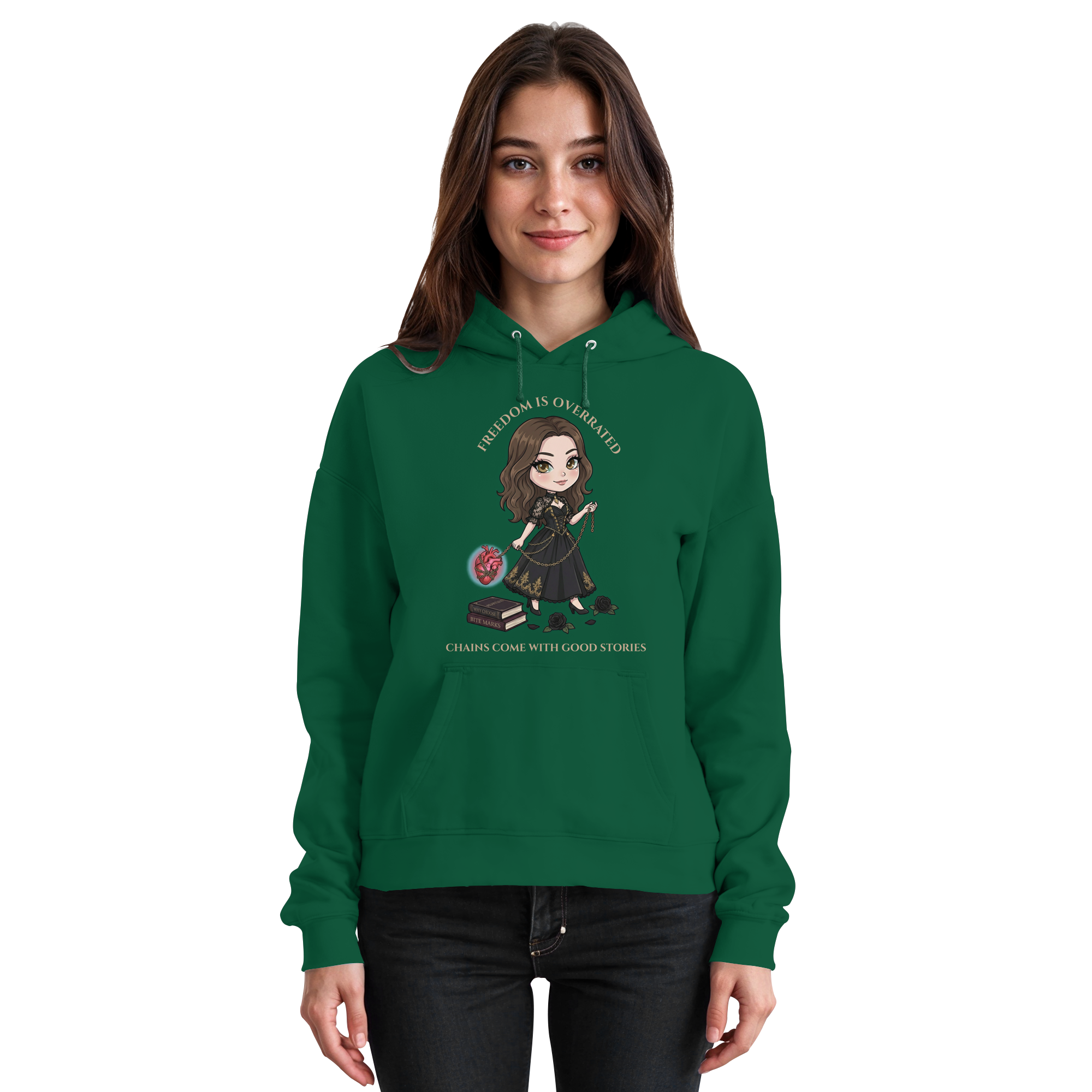 Dark Hearts Society · Dark Darlings · Juna - Hoodie - Dark Romance Merch & Bookish Geschenke - Dark Hearts Society