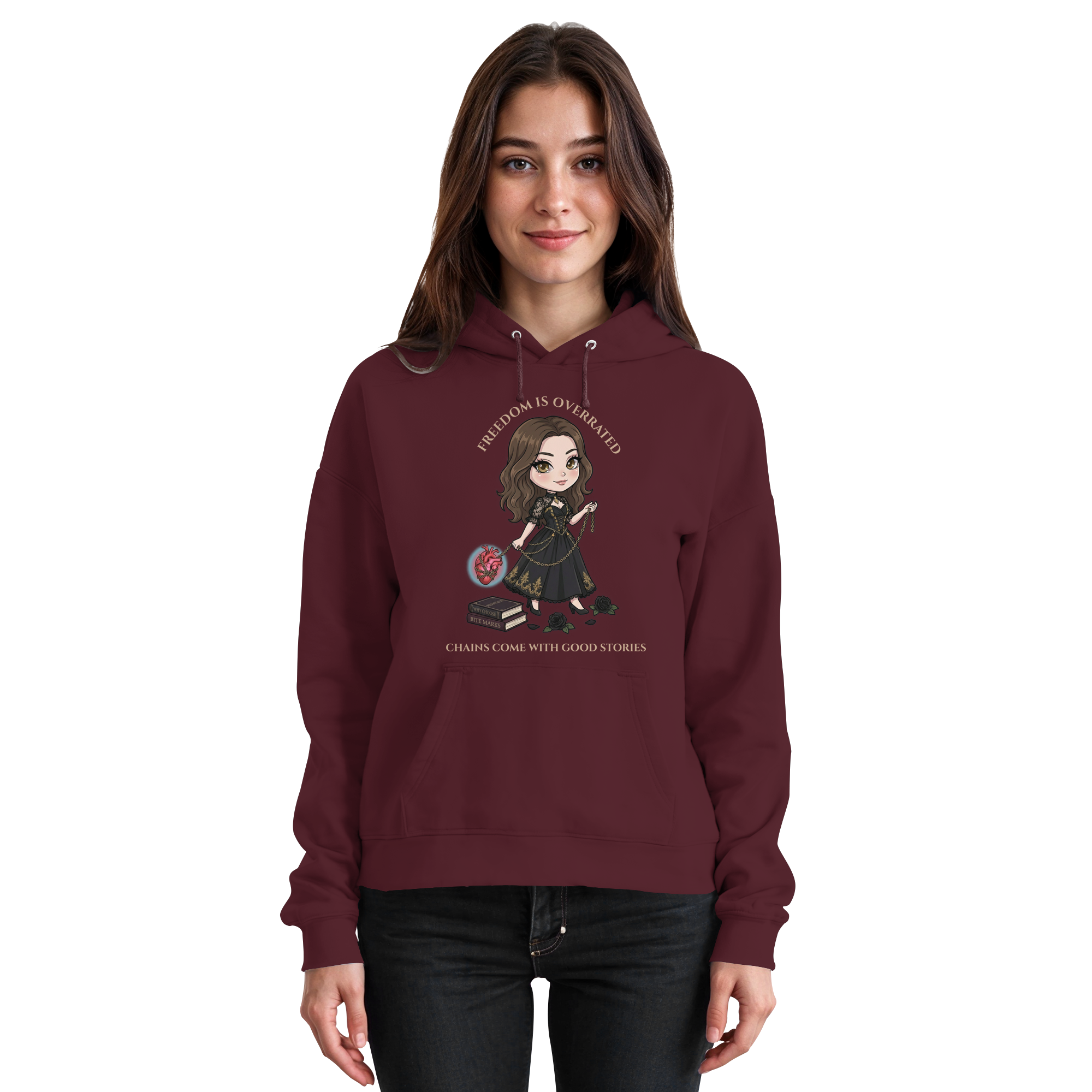 Dark Hearts Society · Dark Darlings · Juna - Hoodie - Dark Romance Merch & Bookish Geschenke - Dark Hearts Society