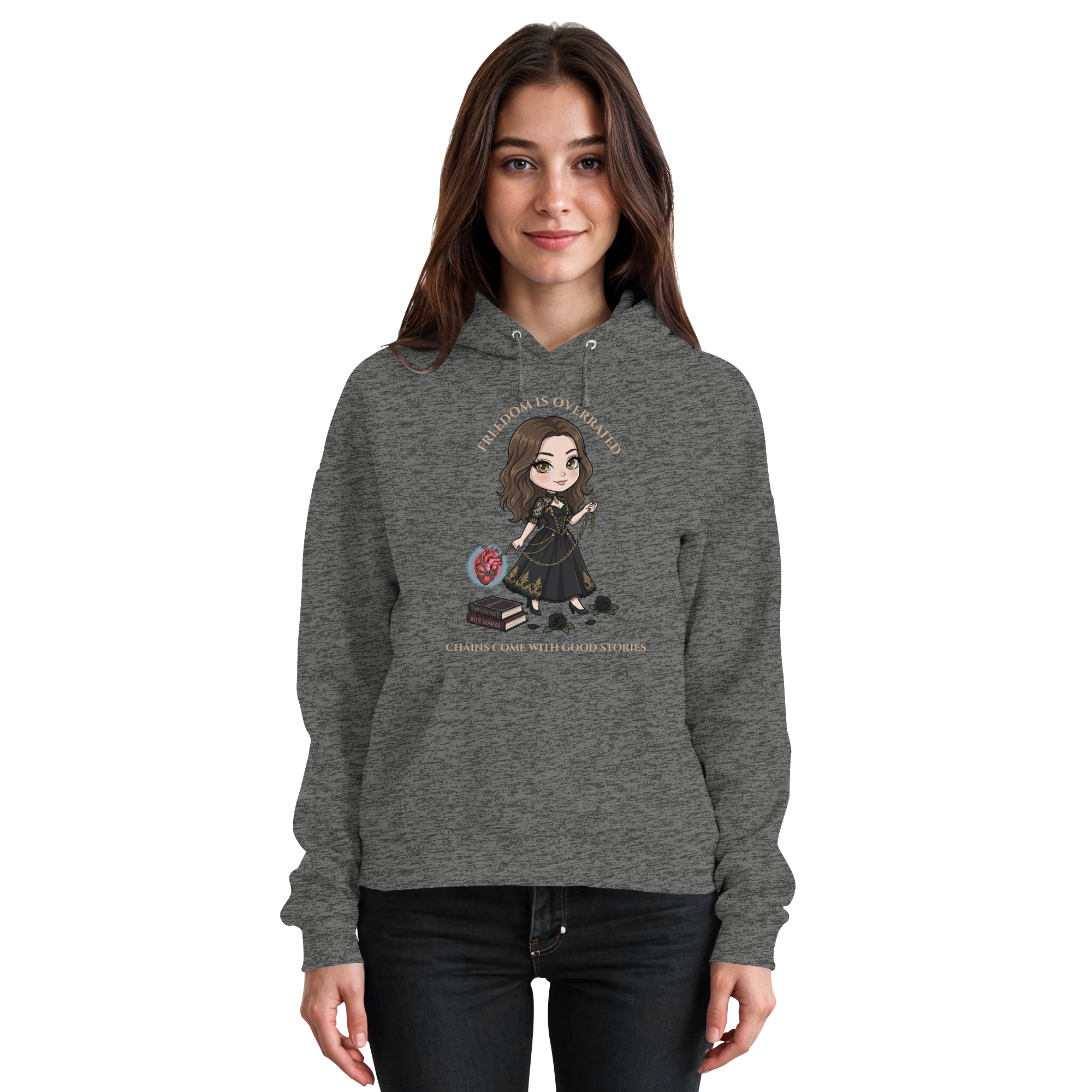 Dark Hearts Society · Dark Darlings · Juna - Hoodie - Dark Romance Merch & Bookish Geschenke - Dark Hearts Society