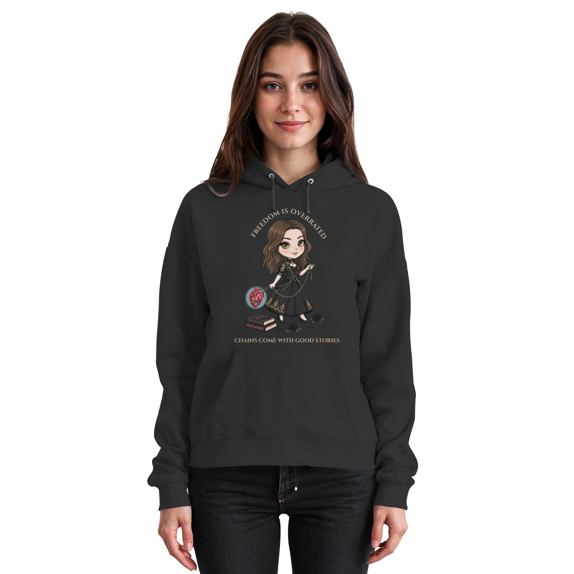 Dark Hearts Society · Dark Darlings · Juna - Hoodie - Dark Romance Merch & Bookish Geschenke - Dark Hearts Society