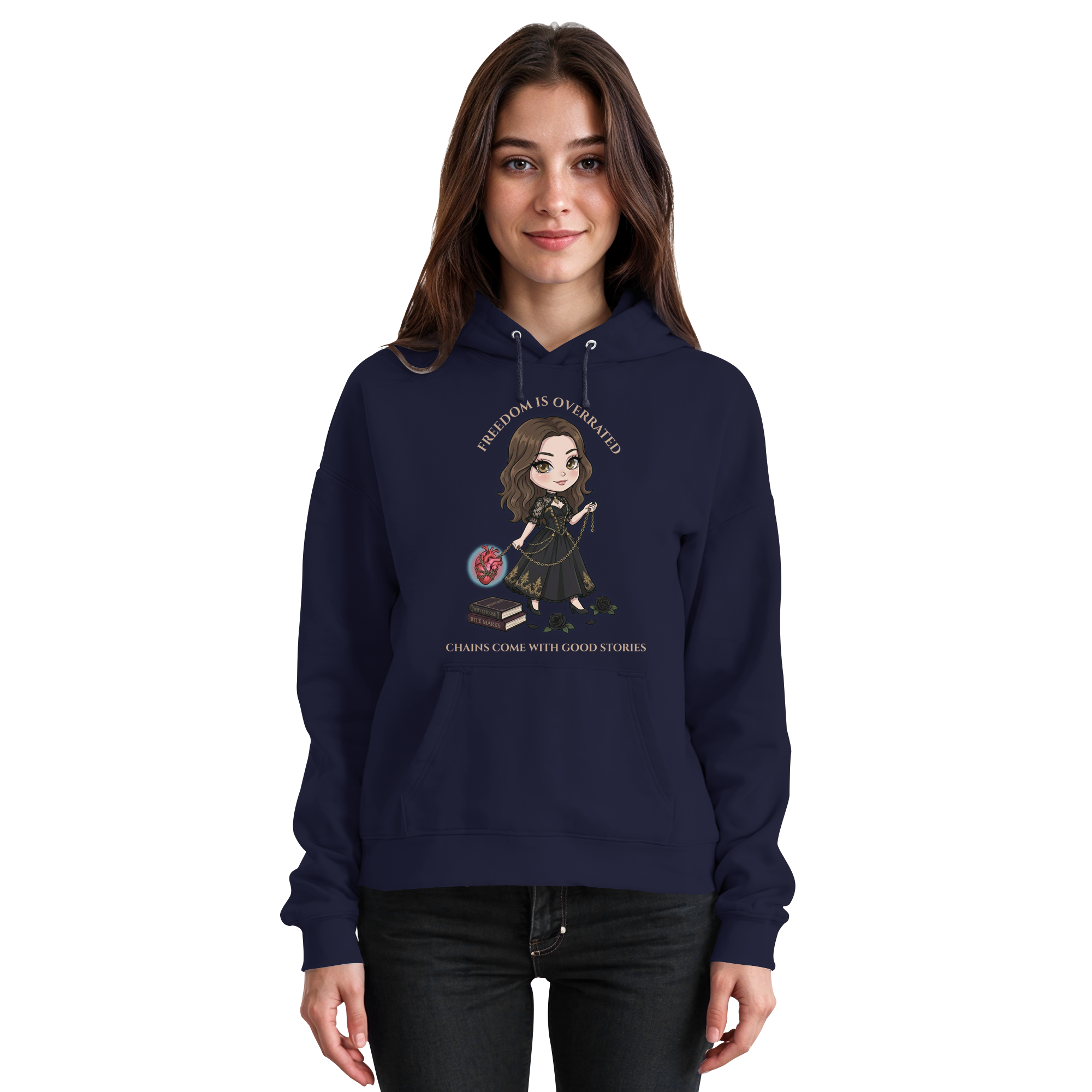 Dark Hearts Society · Dark Darlings · Juna - Hoodie - Dark Romance Merch & Bookish Geschenke - Dark Hearts Society