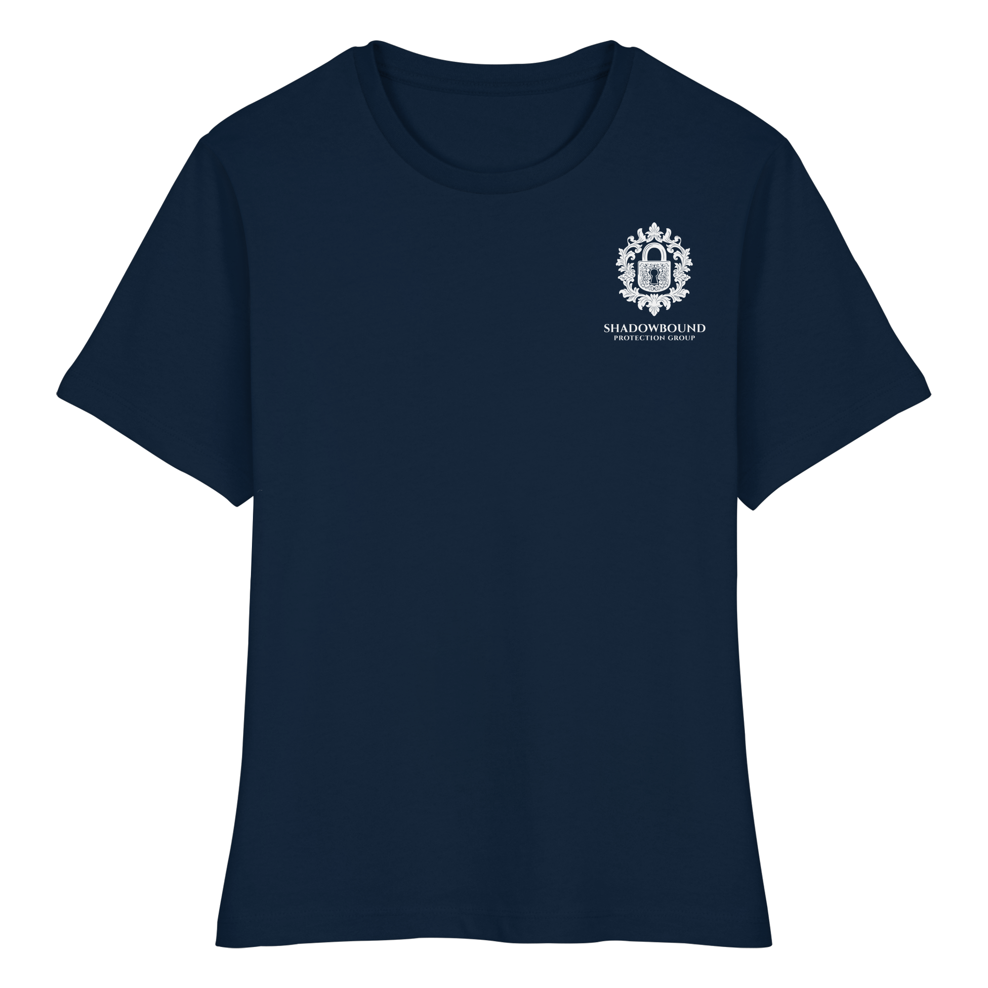 front-fitted-ladies-organic-shirt-french-navy-766-2000x - Dark Hearts Society